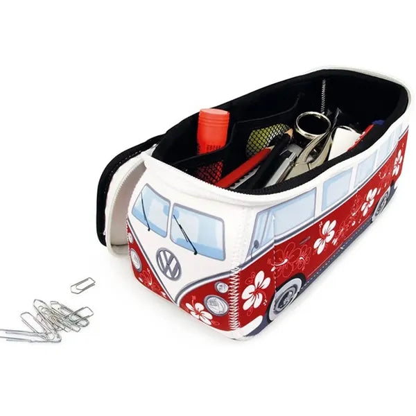 4.5L Neoprene Waterproof Pencil Case w/ Cartoon Car Design