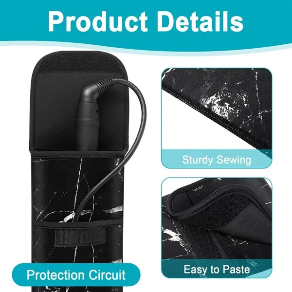Heat-Resistant Neoprene Curling Iron Case for Travel