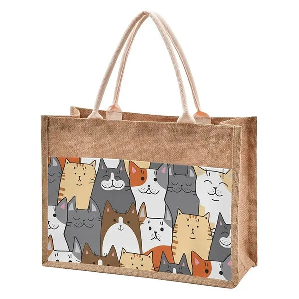 Jute Handbag Burlap Tote Bags