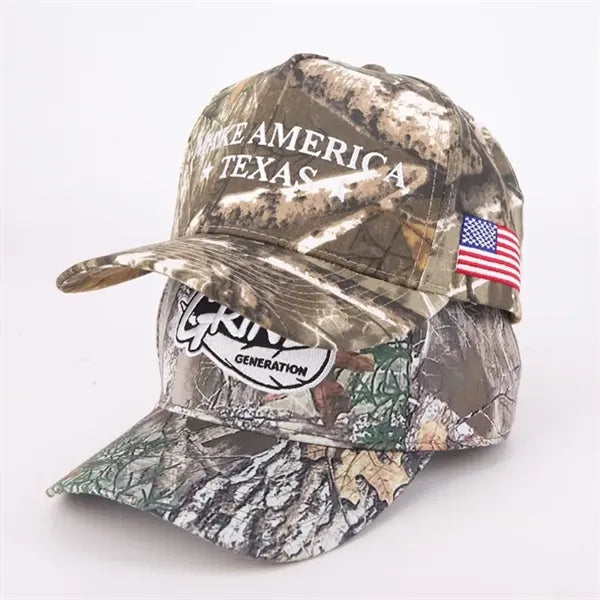 Outdoor Cap Men's Camouflage Americana
