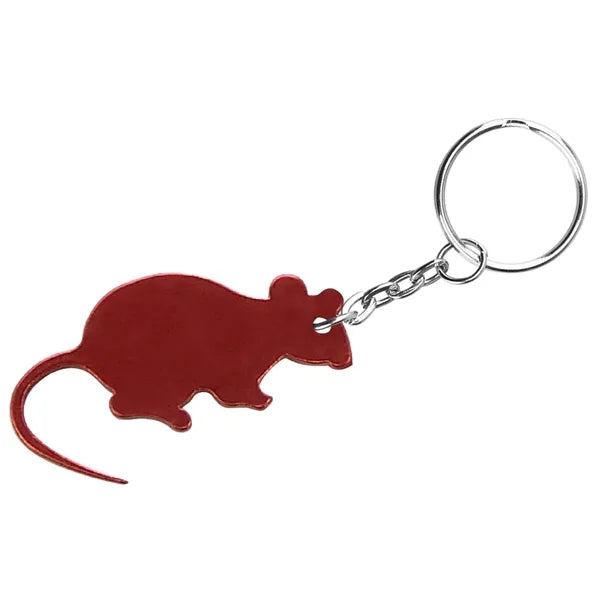 Mouse Shape Bottle Opener Key Chain