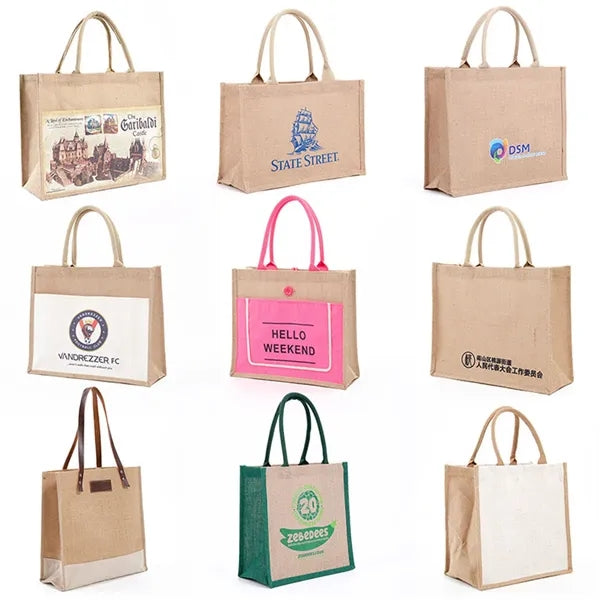 Jute Handbag Burlap Tote Bags