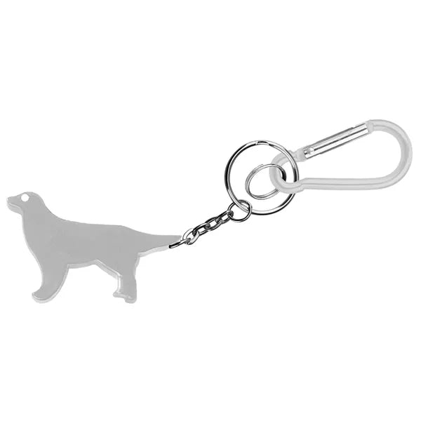 Dog Shape Bottle Opener Key Chain with Carabiner