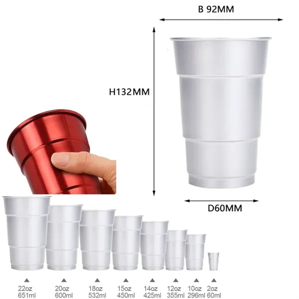 Recyclable Aluminum Party Cup