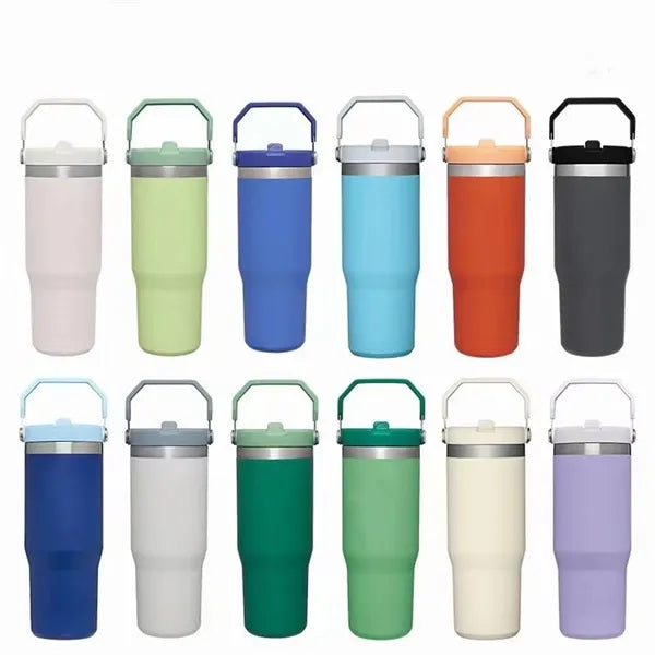 30OZ Flip Handle Vacuum Tumbler