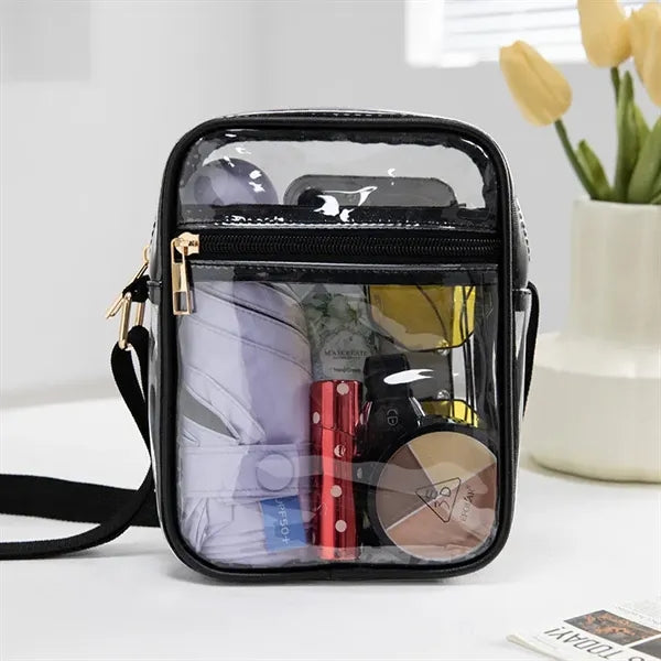 PVC Clear Stadium Messenger Bag