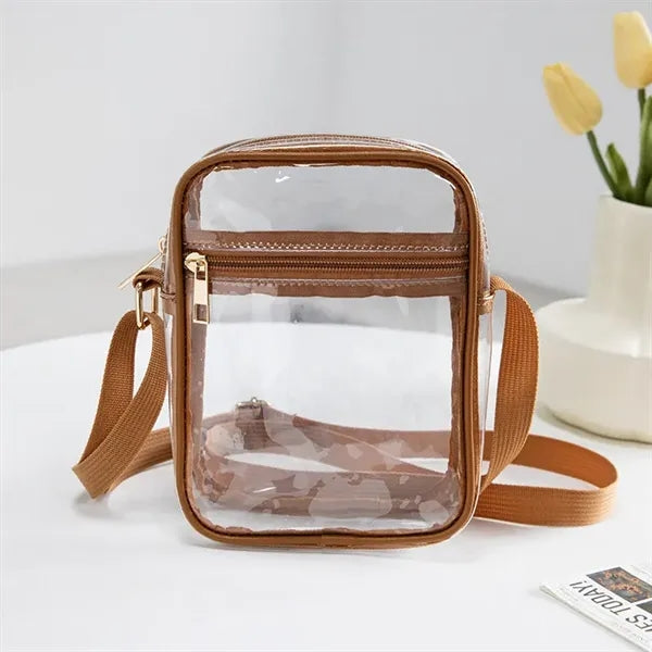 PVC Clear Stadium Messenger Bag
