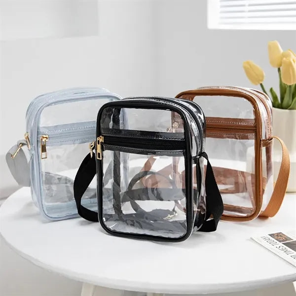 PVC Clear Stadium Messenger Bag