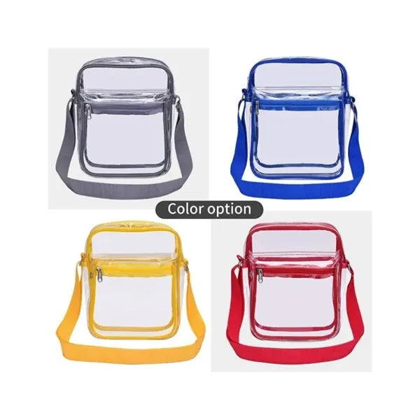 PVC Clear Stadium Messenger Bag