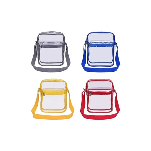 PVC Clear Stadium Messenger Bag