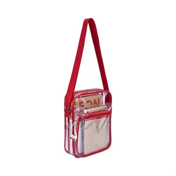 PVC Clear Stadium Messenger Bag