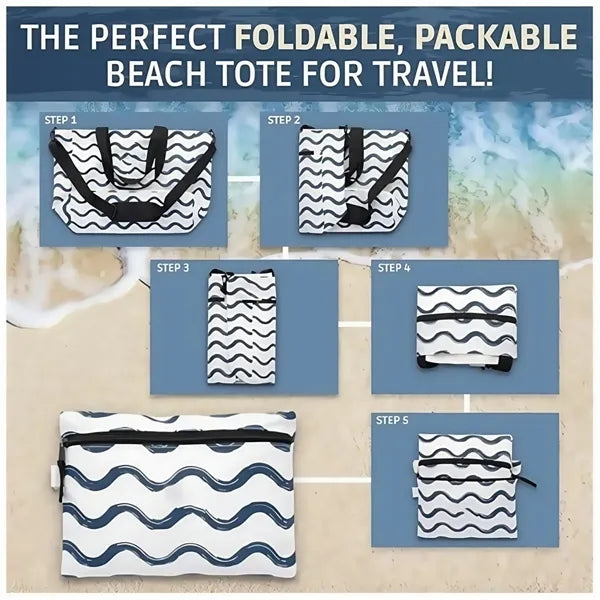 Travel Beach Packable Bag Tote for Pool Lake Cruise
