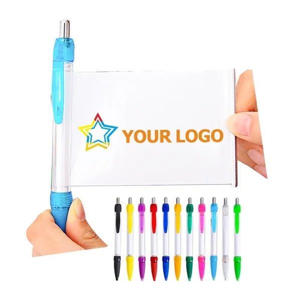 Retractable Paper Banner Pens