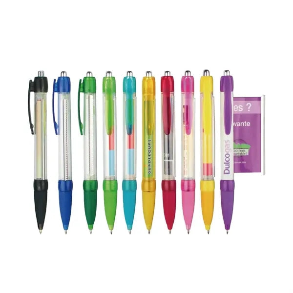 Retractable Paper Banner Pens