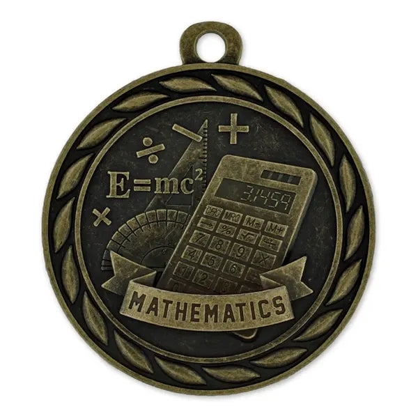 Mathmatics Medal - Engravable