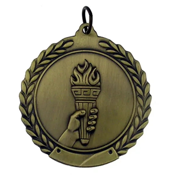 Olympc Torch Medal - Engravable