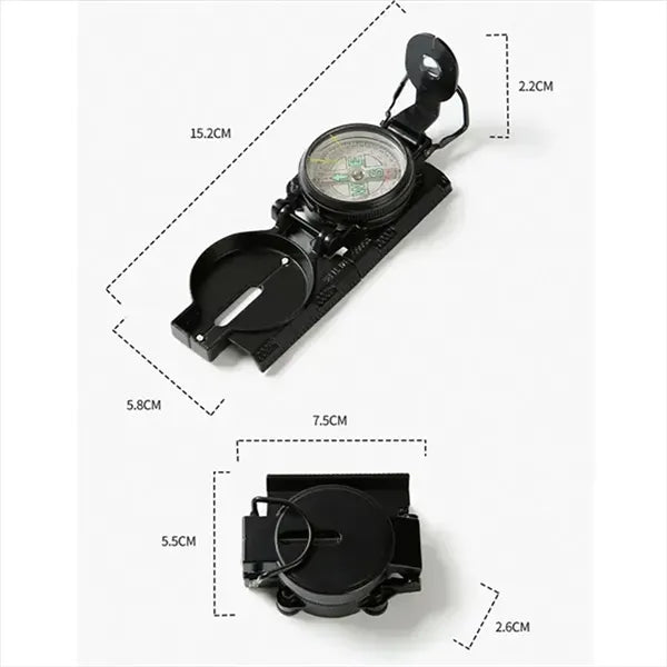 Survival Compass with Inclinometer