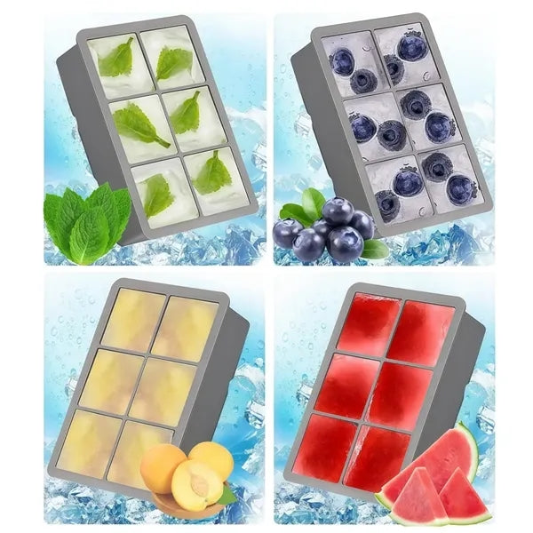 Silicone Trays Large Size Ice Cube Molds