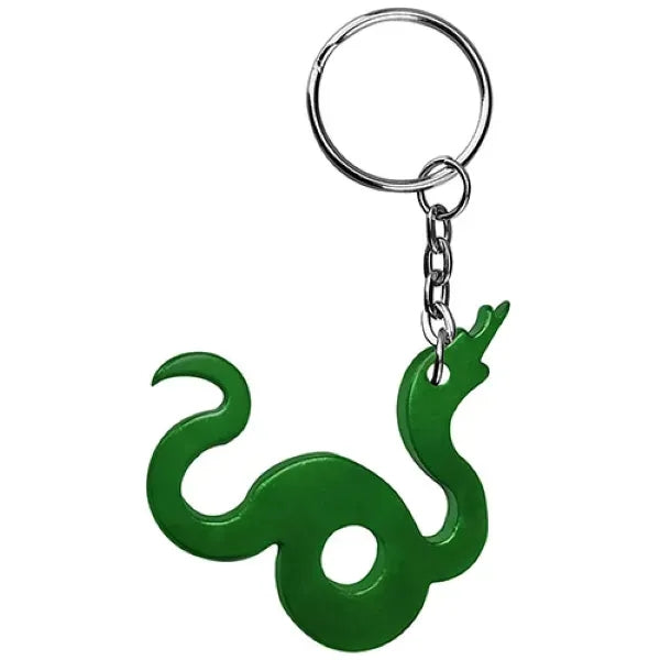 Snake shape bottle opener key chain
