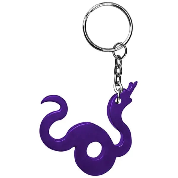 Snake shape bottle opener key chain