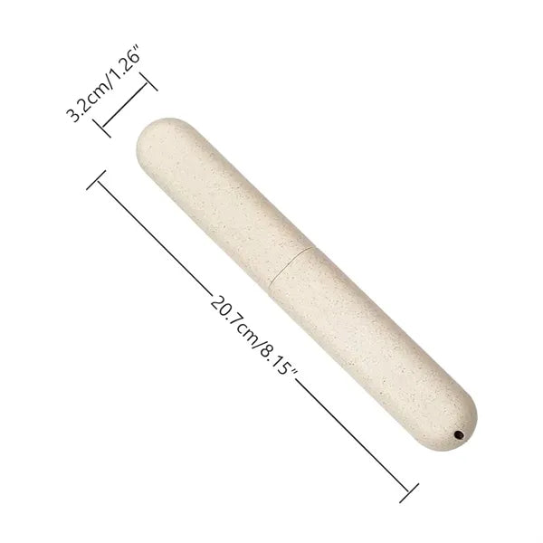 Wheat Straw Travel Toothbrush Case