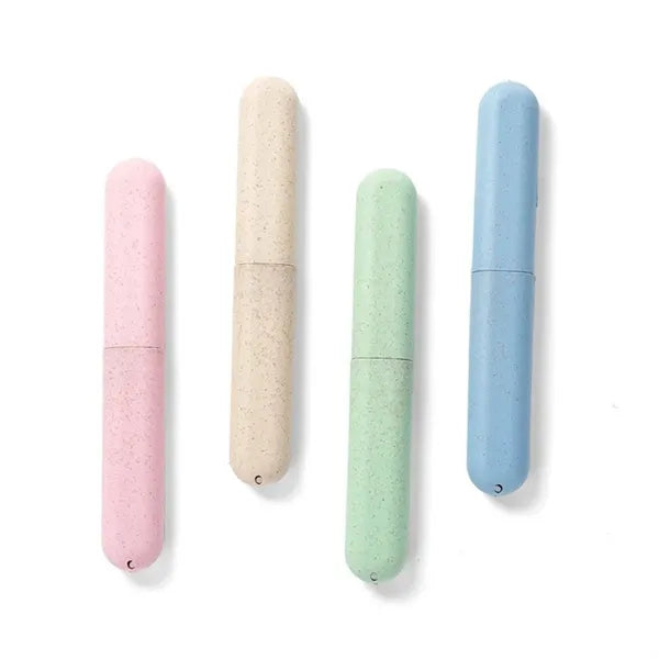 Wheat Straw Travel Toothbrush Case