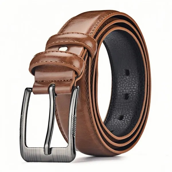 Braided Leather Dress Belt for Men