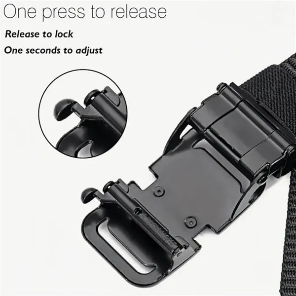 Mens Canvas Tactical Ratchet Belt