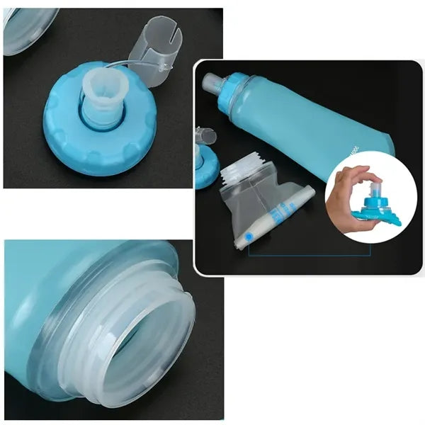 Foldable Silicone Water Bottle Soft Flask