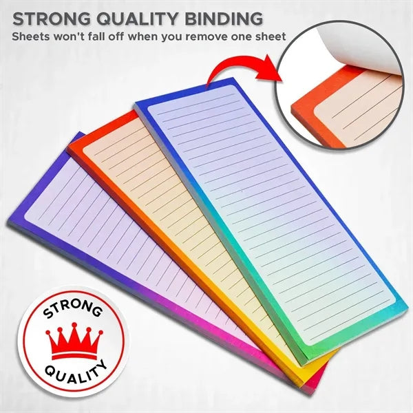 Magnetic Fridge Notepads for To-Do Lists Grocery