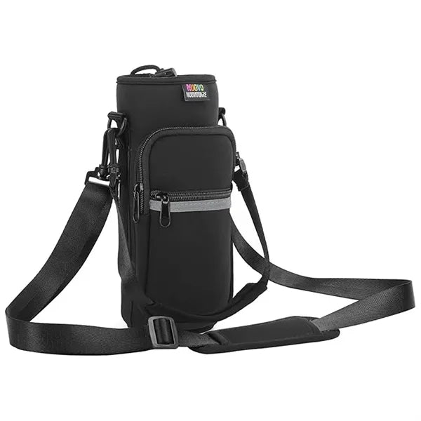 40oz Neoprene Water Bottle Carrier Bag w/ Phone Pocket