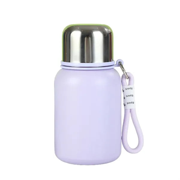 16oz Portable Stainless Steel Insulated Bottle w/ Strap