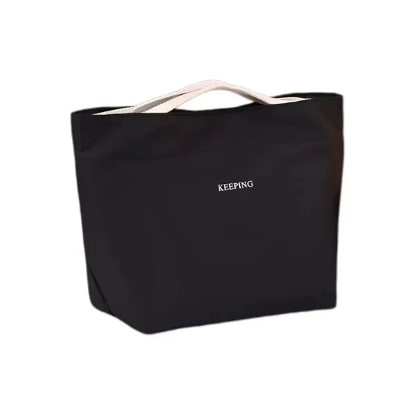 Simple lunch insulated handbag