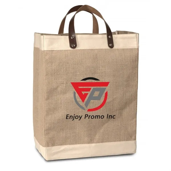 Jute Gift Bags w/ handle Burlap Grocery Shopping Tote