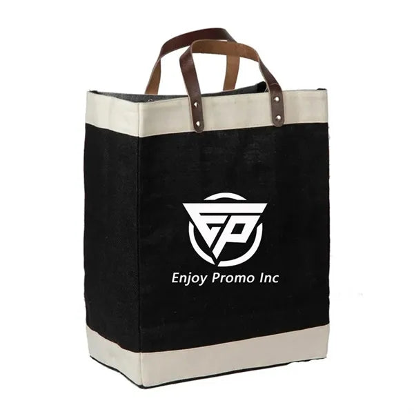 Jute Gift Bags w/ handle Burlap Grocery Shopping Tote