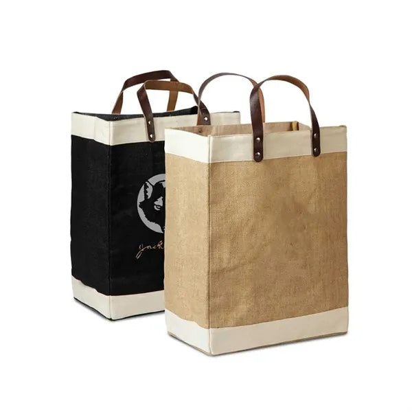 Jute Gift Bags w/ handle Burlap Grocery Shopping Tote