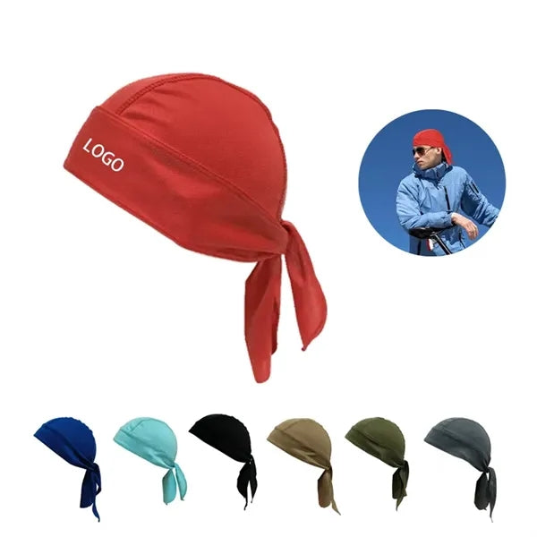 Mesh Quick Dry Cycling Cap Elastic Sweat Wicking Headwrap