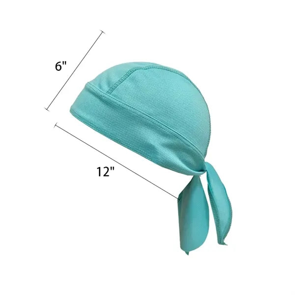 Mesh Quick Dry Cycling Cap Elastic Sweat Wicking Headwrap