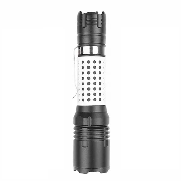 Multi-Function Zoom LED Flashlight - Compact & Rechargeable