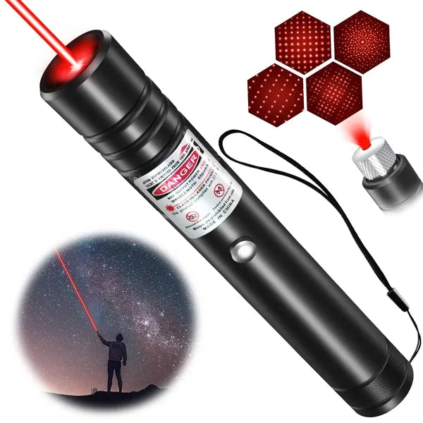 USB Laser Pointer - Rechargeable Long Range Beam