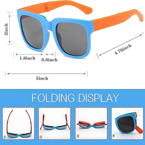 Foldable Children's Sunglasses - UV Protection & Lightweight