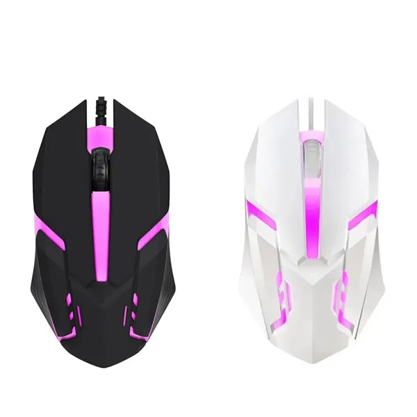 USB Colorful Glow Wired Mouse for Laptop Desktop