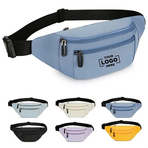 Waterproof Solid Color Chest Bag Outdoor Shoulder