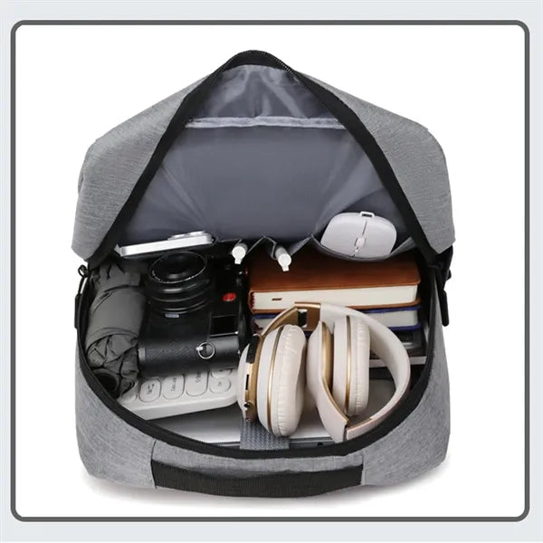 15.6-Inch Waterproof Laptop Backpack with USB Charging Port