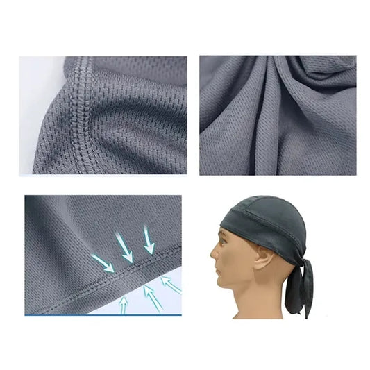 Full Color Custom Mesh Cycling Cap Digital Print Headwrap