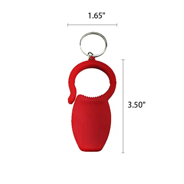 ABS 3 in 1 Bottle Opener Multi Functional Keychain Tool