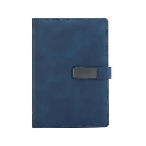 A5 Leather Magnetic Clasp Thicken Notebook 200 Sheets