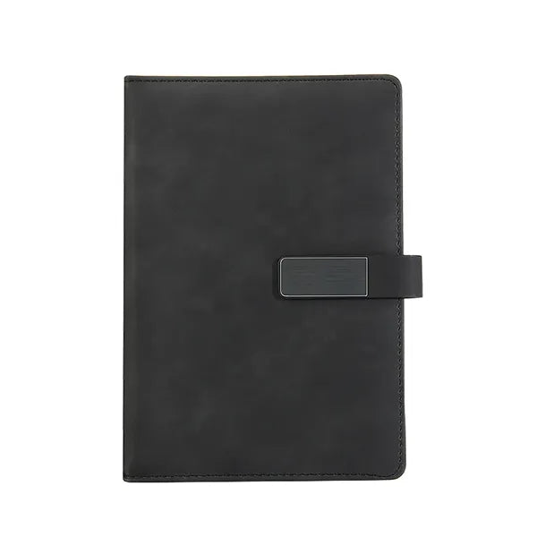 A5 Leather Magnetic Clasp Thicken Notebook 200 Sheets