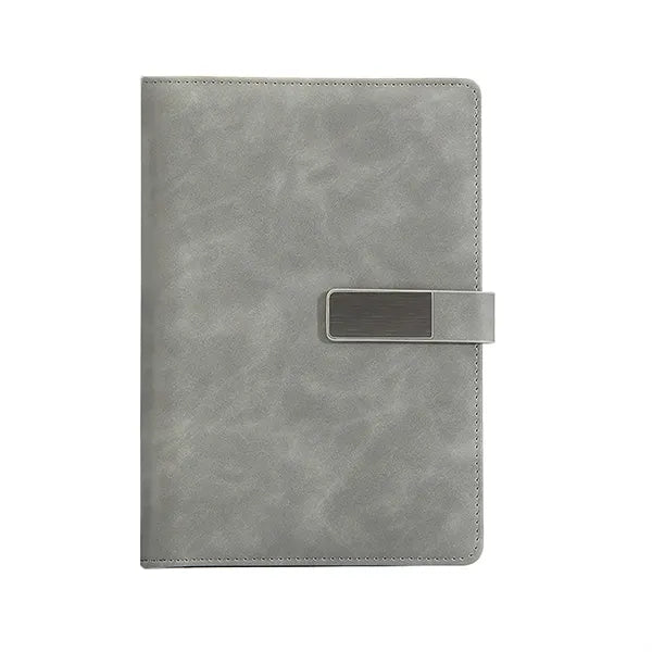 A5 Leather Magnetic Clasp Thicken Notebook 200 Sheets