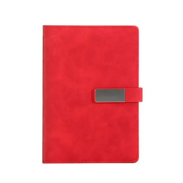 A5 Leather Magnetic Clasp Thicken Notebook 200 Sheets